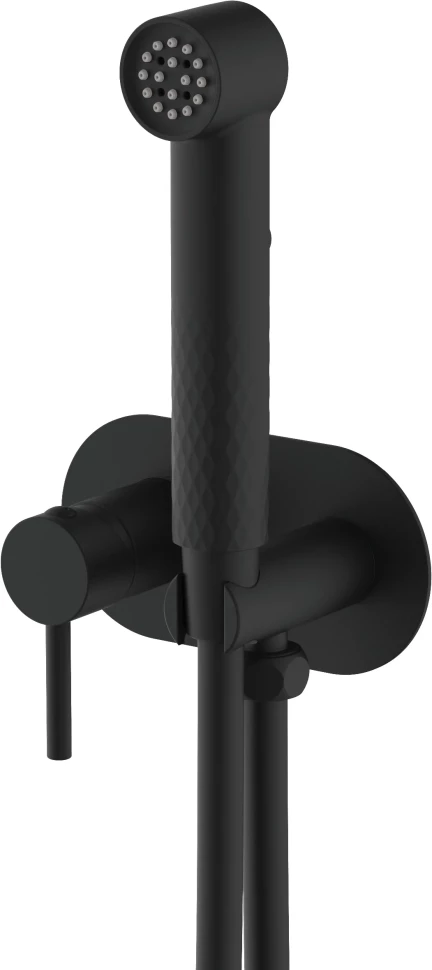 Гигиенический душ Splenka S96.52.06 со смесителем, черный матовый