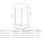 Душевой уголок 100x100 см Good Door Fantasy CR-100-F-CH прозрачный с рисунком - 4