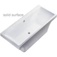 Ванна из литьевого мрамора Astra-Form Капри Solid Surface 01010087 180x79,9 см, отдельностоящая, белый матовый