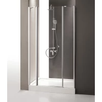 Душевая дверь распашная Cezares Triumph 120 см текстурное стекло TRIUMPH-D-B-13-30+60/30-P-Cr-L