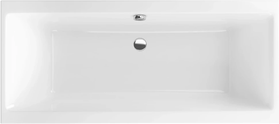 Акриловая ванна 170x75,5 см Excellent Pryzmat Slim WAEX.PRY17WHS