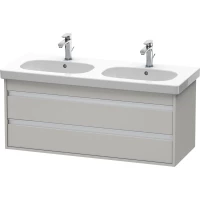 Тумба бетонно-серый матовый 115 см Duravit Ketho KT664900707