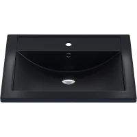 Раковина Uperwood Foster 291030053 61x40,5 см, накладная, уголь