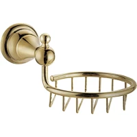 Мыльница Azario Elvia AZ-91109Q настенная, бронза 