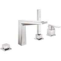 Смеситель на борт ванны Grohe Allure Brilliant 29525DC0 с душевым гарнитуром, суперсталь