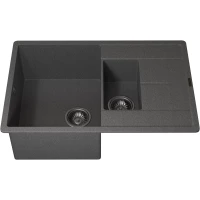 Кухонная мойка Uperwood Quartz Premium UPD-05 3910202118 78x51 см, серый