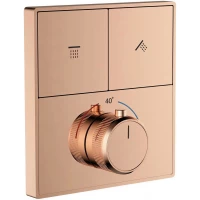Термостат для ванны Wonzon & Woghand WW-INF362A-RG встраиваемый, розовое золото