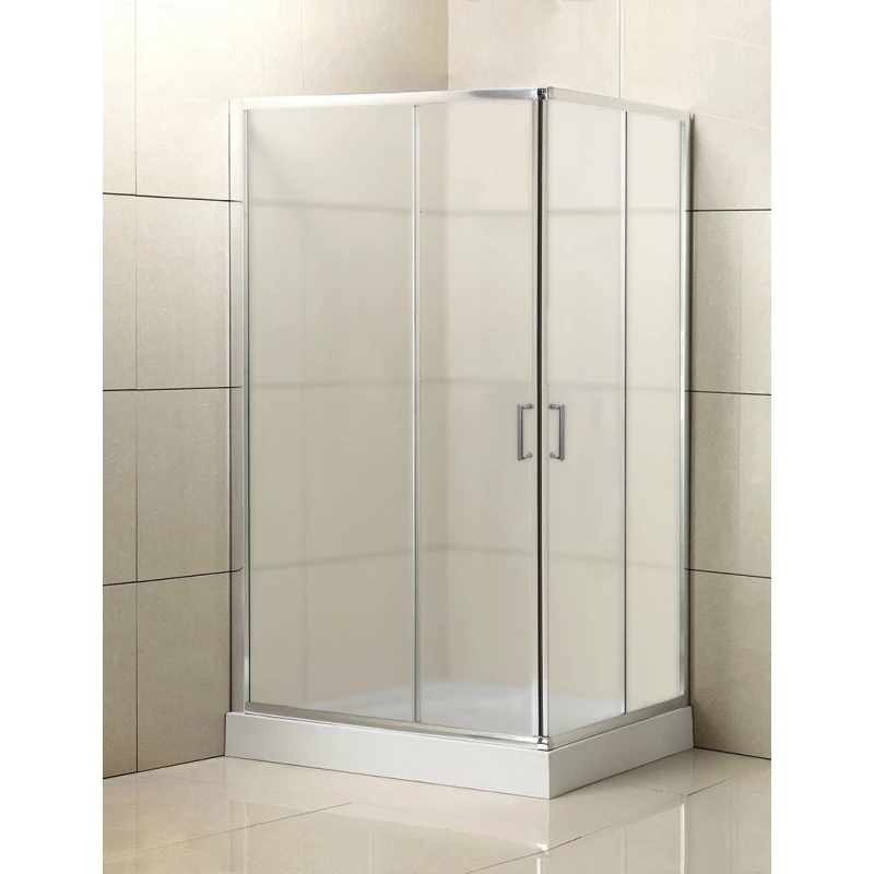 Душевой уголок 90x70 см BelBagno Uno UNO-195-AH-2-90/70-P-Cr текстурное стекло