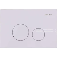 Кнопка смыва Allen Brau Priority 3.0 9.20A01.20 для инсталляции, белый глянец