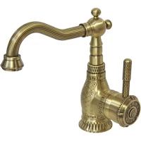 Смеситель для раковины Zorg Antic A 314U-BR бронза
