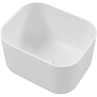 Раковина-чаша Whitecross Lazurit 0713.050040.200S 50x40 см, накладная, белый матовый