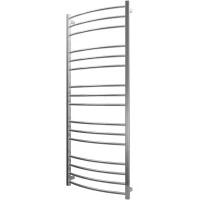 Полотенцесушитель электрический Grota Eco Calma 4607118215393 1500x630, ТЭН левый/правый, матовый хром