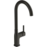 Смеситель для кухни Cersanit Elio A68261 черный матовый