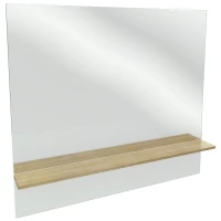 Зеркало с полкой розовое дерево 119x107,2 см  Jacob Delafon Struktura EB1215-E13