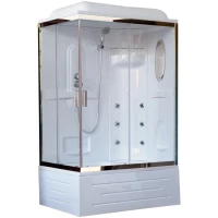 Душевая кабина 100x80x217 см Royal Bath RB8100BP2-T-CH-R прозрачное