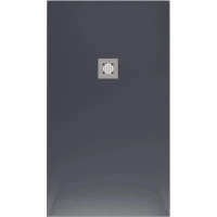 Душевой поддон Allen Brau Priority 8.31008-AM 140x80 см, из литьевого мрамора, прямоугольный, антрацит матовый