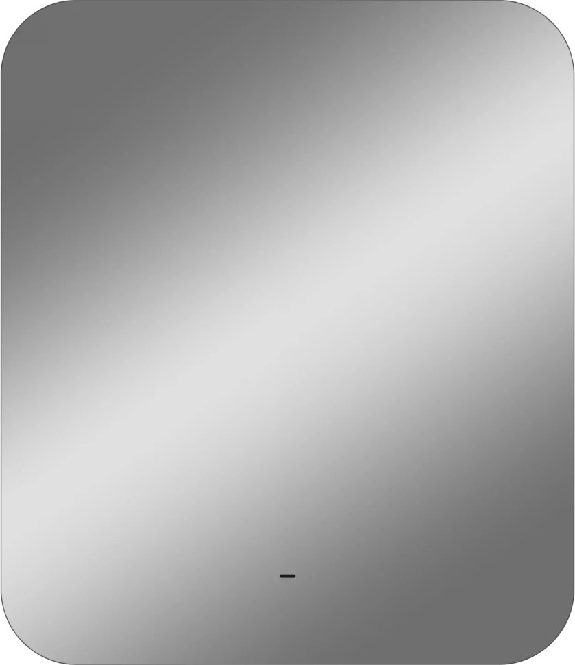 Зеркало Misty Адхил АДХ-02-60/70-14 60x70 см, с LED-подсветкой, сенсорным выключателем, диммером, антизапотеванием зеркало vincea led 120х80 c сенсорным выключателем и диммером vlm 3vn120