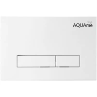 Кнопка смыва AQUAme AQM4103W для инсталляции, белый матовый