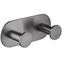 Планка с крючками Timo Saona 13014/18 для ванны, вороненая сталь