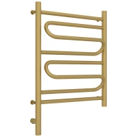 Полотенцесушитель электрический 600x500 золотой матовый МЭМ левый Сунержа Элегия 3.0 032-5818-6050