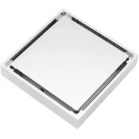Душевой трап Feramolli Cubo CL065 100x100/50 мм, с решеткой, щелевой, хром
