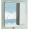 Зеркальный шкаф 60x63,2 см белый глянец/венге темный Comforty Манчестер 00003125183 - 1