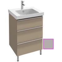 Тумба серый титан глянец 57 см Jacob Delafon Odeon Up EB990-N21