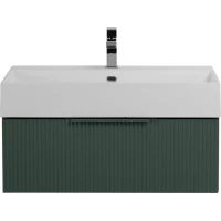 Тумба под раковину Cezares Premium 55420 70,4 см, подвесная, Plisse Verde Opaco