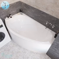 Ванна из литьевого мрамора Marmo Bagno Турин MB-TL170-95 170x95 см L, белый