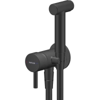 Гигиенический душ Sancos Atom SC2001MB со смесителем, черный матовый