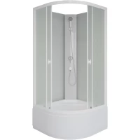 Душевая кабина 80x80x195 см Niagara P80/40/MT/BK матовое