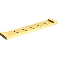 Полка для ванной Boheme Qubic 10736-G 60 см, золотой