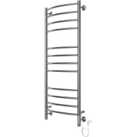 Полотенцесушитель электрический Terminus Классик П12 4670078544476 1250x532, ТЭН правый, хром