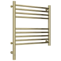 Полотенцесушитель электрический 500x500 шампань МЭМ левый, перемычка прямая Сунержа Богема 3.0 020-5804-5050