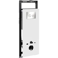 Инсталляция для унитаза WasserKRAFT Salm 27 27TLT.010.ME.WH.BN01 с кнопкой смыва, никель