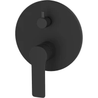 Смеситель для ванны Esko Singapore Black SB 83-3 встраиваемый, черный матовый