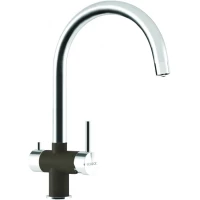 Смеситель для кухни с подключением к фильтру Schock Ares нержавеющая сталь/мокка 710445