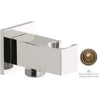 Подключение для душевого шланга с держателем Emmevi C06934/BR бронза