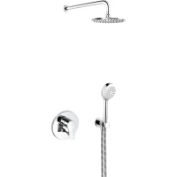 Душевой комплект Kludi Pure&Easy 376400565 200 мм, со смесителем, хром