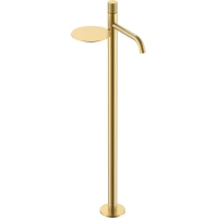 Смеситель напольный для раковины Boheme Stick Touch 120-MG.2 золотой матовый