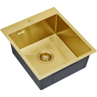 Кухонная мойка Zorg SKS 4551 BRONZE 45x51 см, бронза