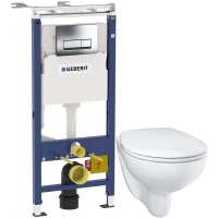 Комплект подвесной унитаз Grohe Bau Ceramic 39351000 + система инсталляции Geberit 458.125.21.1
