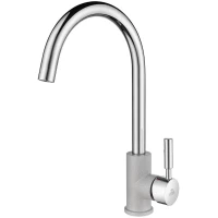 Смеситель для кухни Paulmark Holstein Ho212063-GRCR