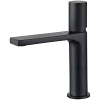 Смеситель для раковины AQG Tube 01TUB100NG черный матовый