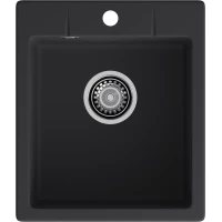Кухонная мойка GranFest Urban 242 42x49 см, черный