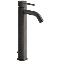 Смеситель для раковины Gessi Gessi316 54404#707 с донным клапаном, черный хром матовый