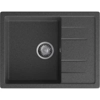 Кухонная мойка GranFest Quadro 650L 65x50 см, графит