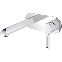 Смеситель для раковины Gappo G1003-28 встраиваемый, хром/белый