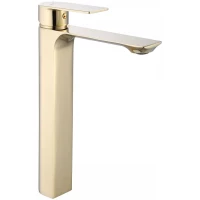 Смеситель для раковины Rea Urban REA-B9912 без донного клапана, золотой