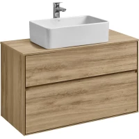 Тумба с раковиной дуб эльвезия 99 см Акватон Либерти 1A2796K1LYC70